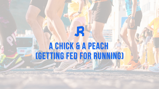 A Chick & a Peach (Getting Fed for Running)